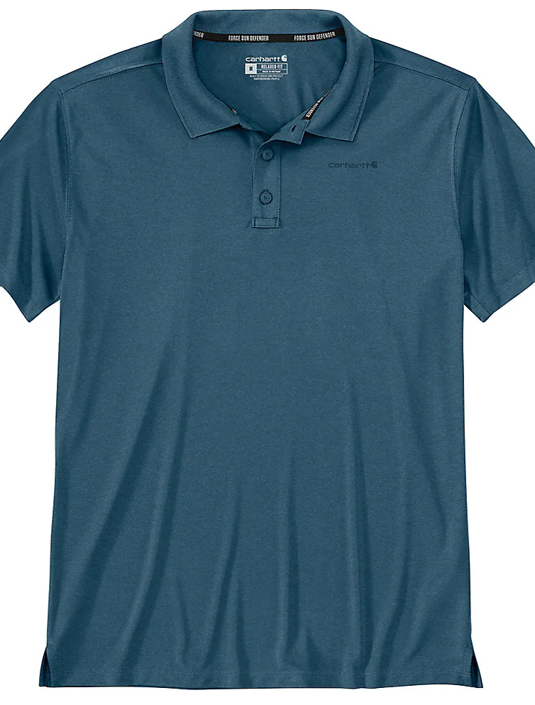 Carhartt Men's Force Sun Relaxed Fit Lightweight Short-Sleeve Polo