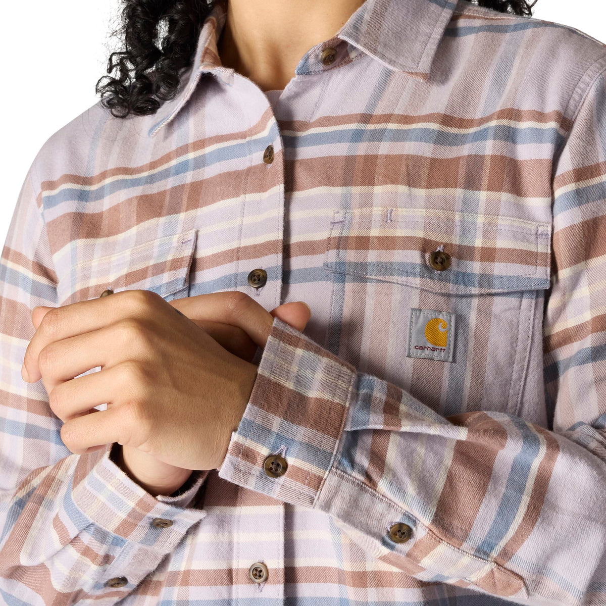Carhartt Women's Tencel Fiber Series Relaxed Fit Plaid Shirt