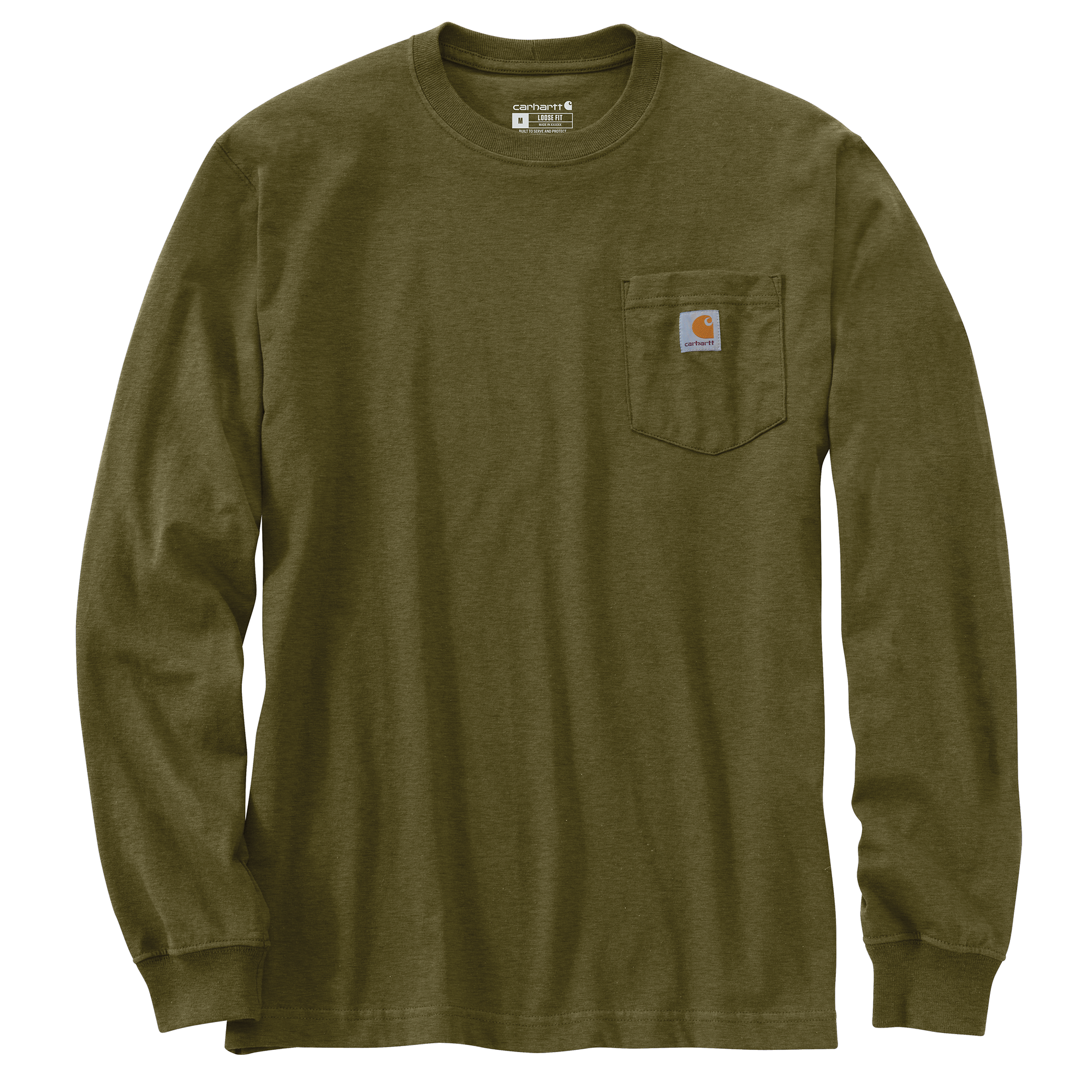 Carhartt Men's Loose Fit Heavyweight Long-Sleeve Pocket Outdoor Graphic T
