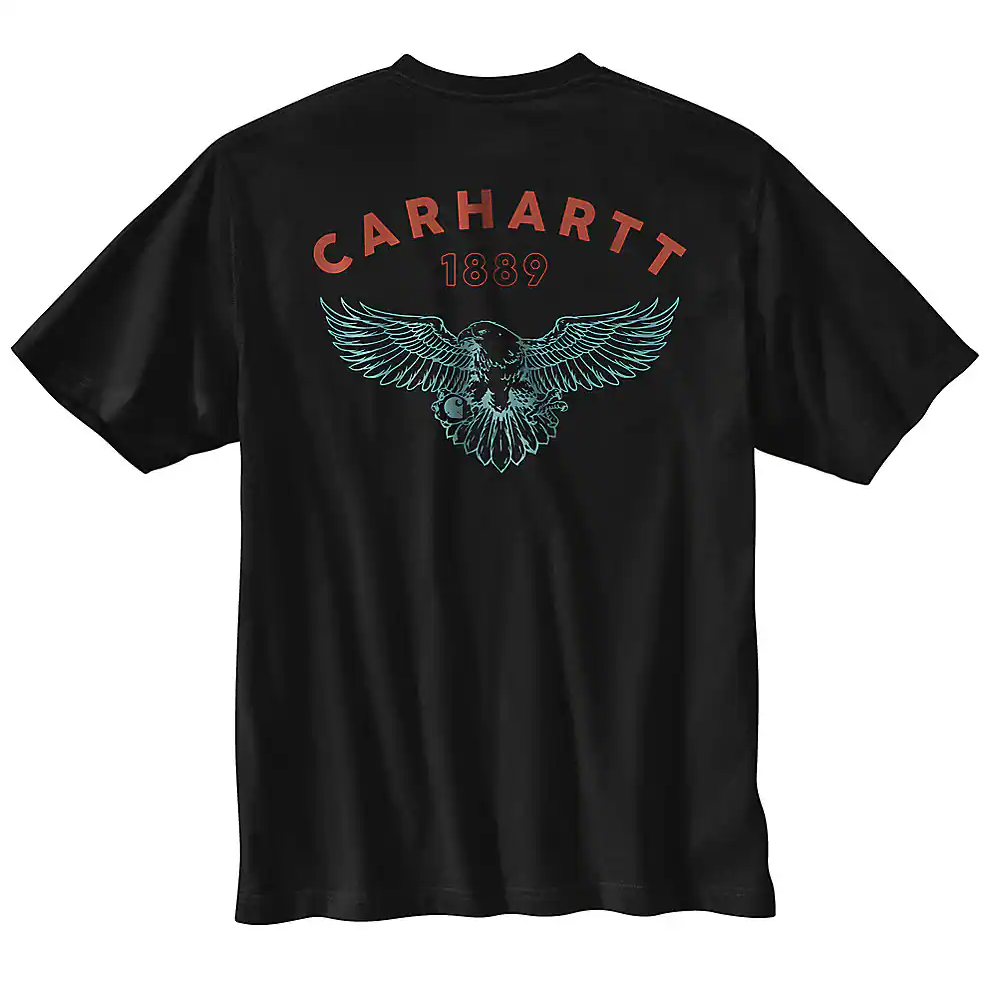 Carhartt Men's Relaxed Fit Lightweight Short-Sleeve Eagle Graphic T-Shirt