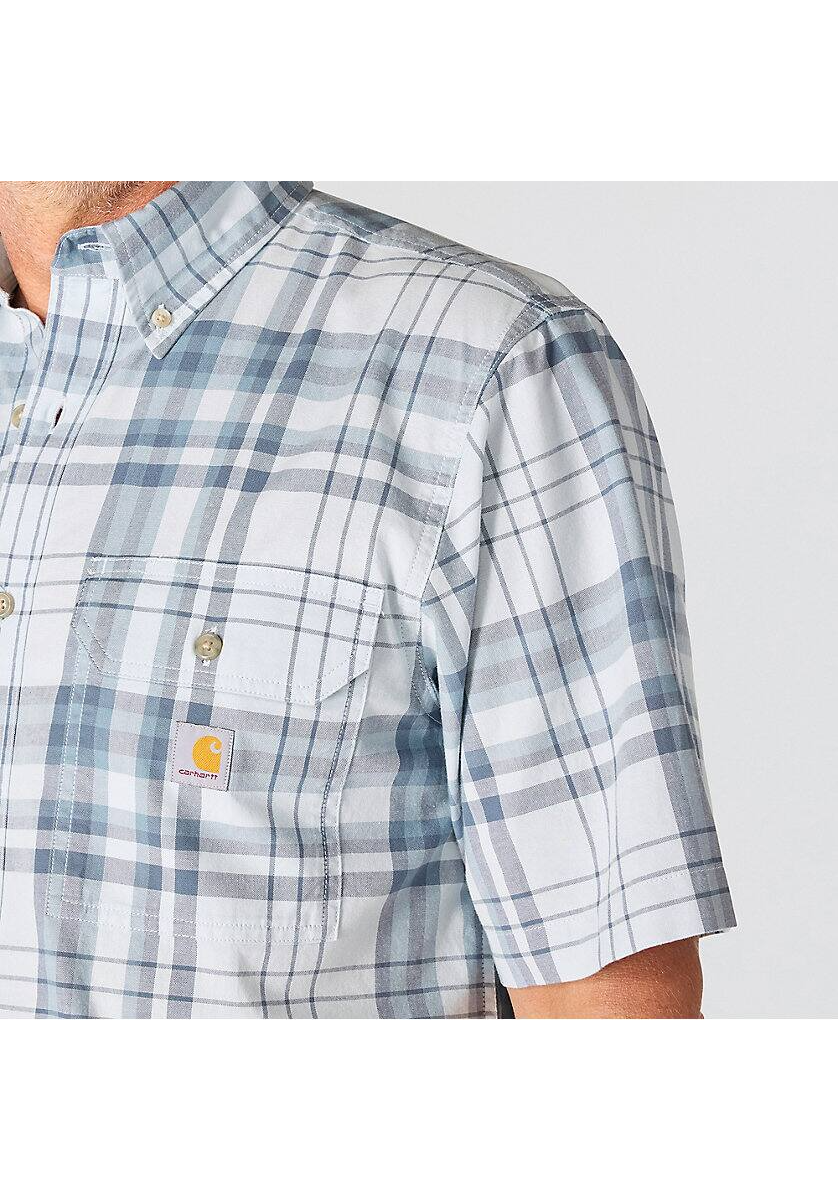 Carhartt Men's Fort Loose Short-Sleeve Plaid Shirt
