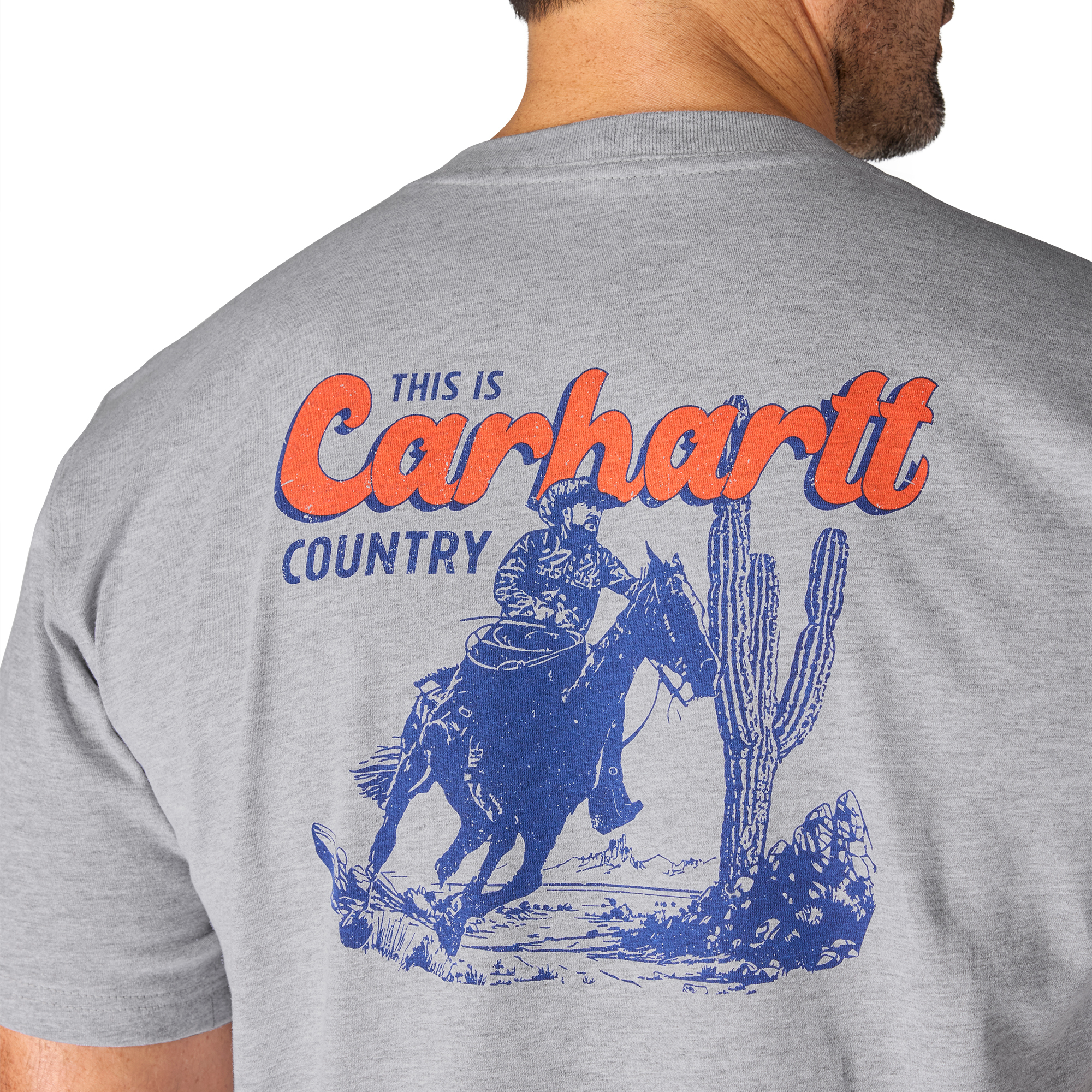 Carhartt Men's Irvine Relaxed Horse Logo Short-Sleeve T-Shirt