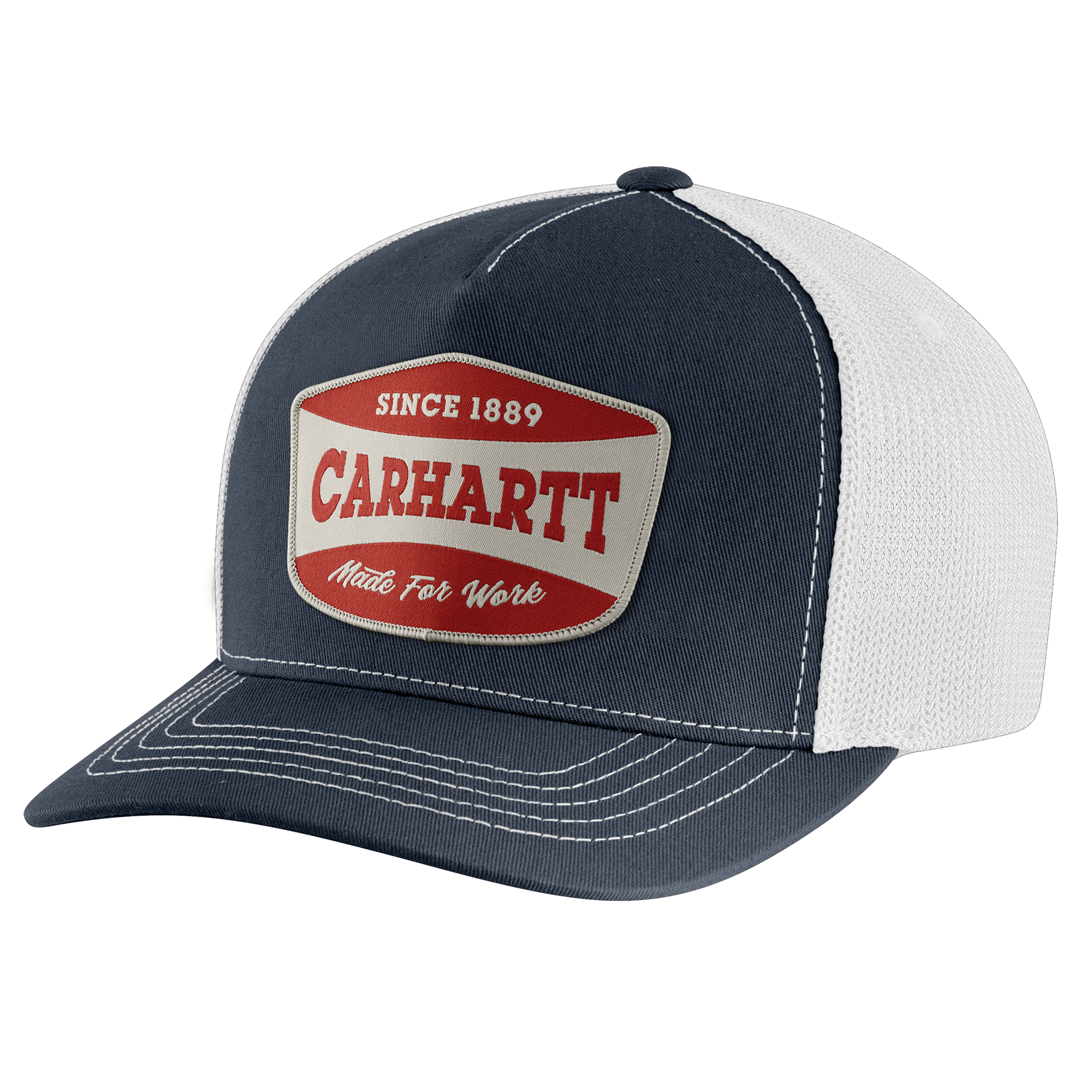 Carhartt Men's Canvas Mesh-Back Patch Trucker Hat