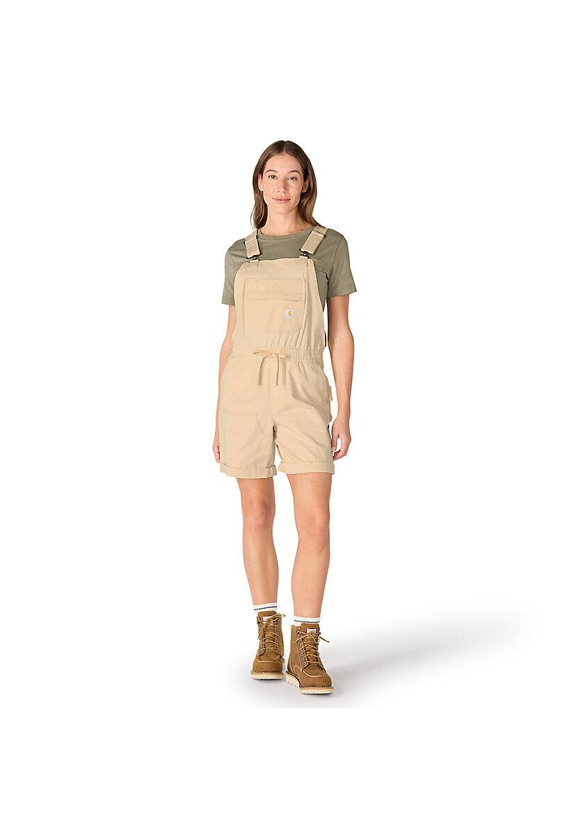 carhartt dress for women Carhartt Women's Classic Beige Force Ripstop Shortall