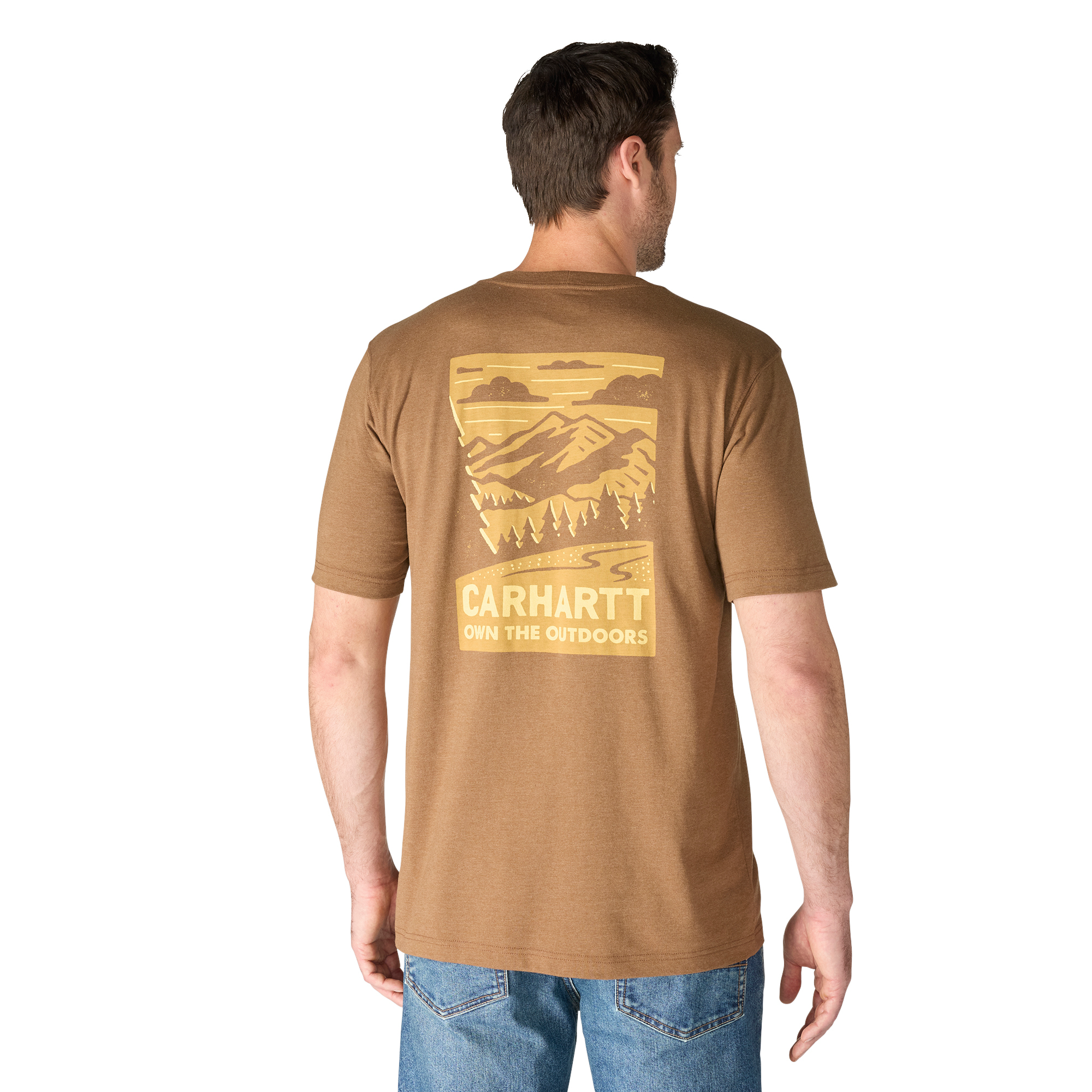 Carhartt Men's Irvine Relaxed Outdoor Graphic Short-Sleeve T-Shirt