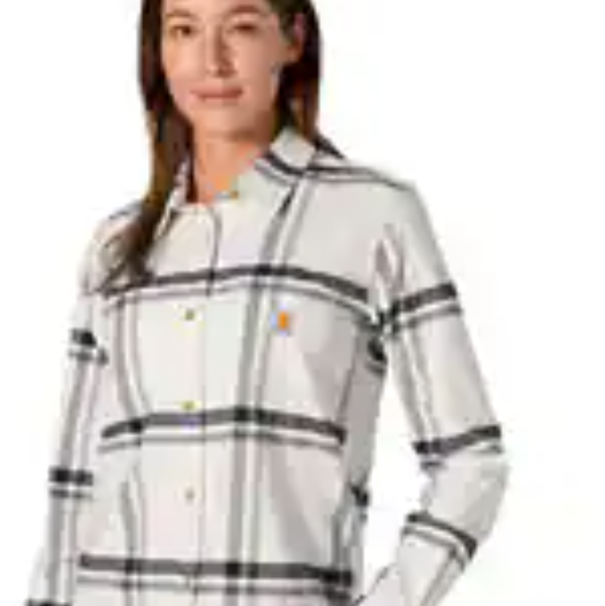 Carhartt Women's Hamilton Relaxed Fit Long-Sleeve Plaid Shirt