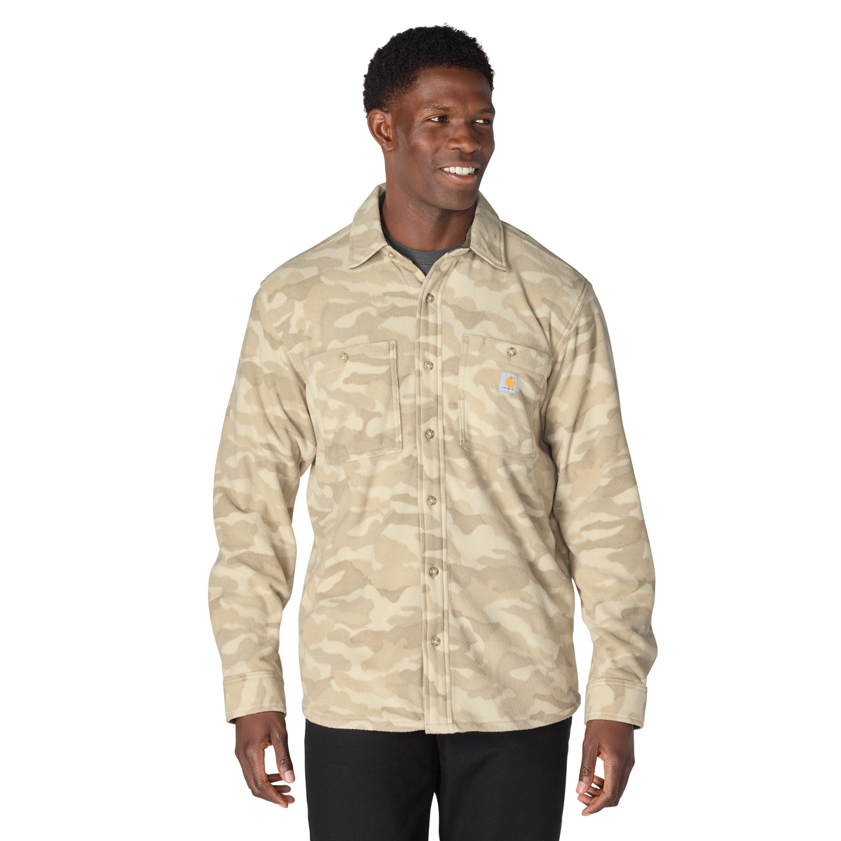 Carhartt Men's Petoskey Loose Fit Long-Sleeve Printed Shirt