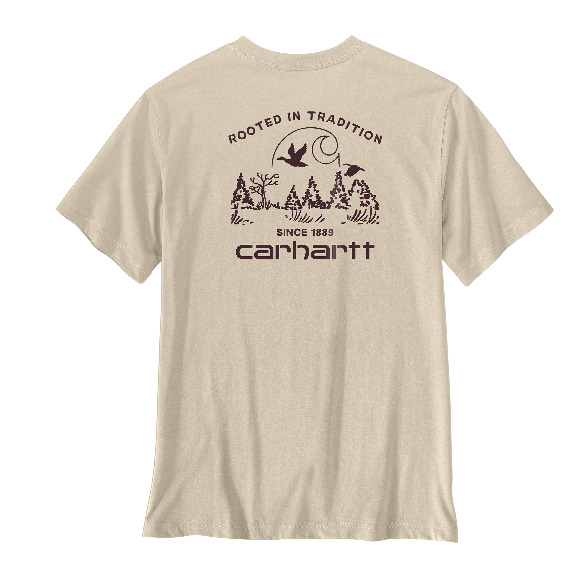 Carhartt Men's Irvine Relaxed Hardwork Eagle Back Graphic Short-Sleeve T-Shirt