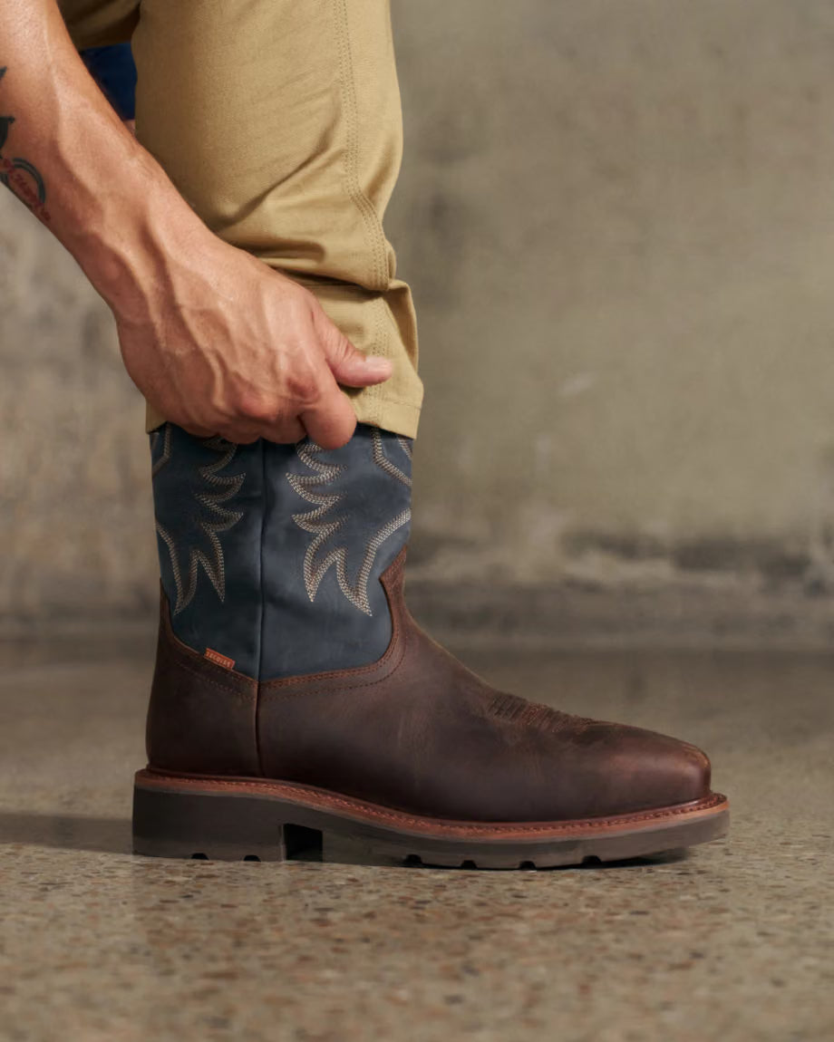 Tecovas Men'sLong Haul Waterproof Square Composite Toe Work Boot