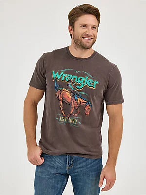 Wrangler Men's Bucking Horse Graphic T-Shirt
