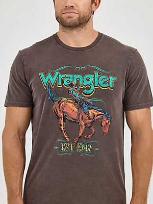 Wrangler Men's Bucking Horse Graphic T-Shirt