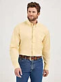 Wrangler Men's George Strait Solid One Pocket Button Down Shirt
