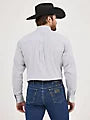 Wrangler Men's George Strait Long Sleeve Button Down One Pocket Shirt