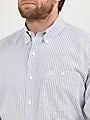 Wrangler Men's George Strait Long Sleeve Button Down One Pocket Shirt