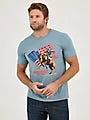 Wrangler Men's American Flag Logo T-Shirt