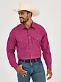 Wrangler Men's 20X Competition Advanced Comfort Long Sleeve Two Pocket Western Snap Shirt