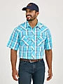 Wrangler Men's 20X Competition Advanced Comfort Short-Sleeve Western Snap Shirt