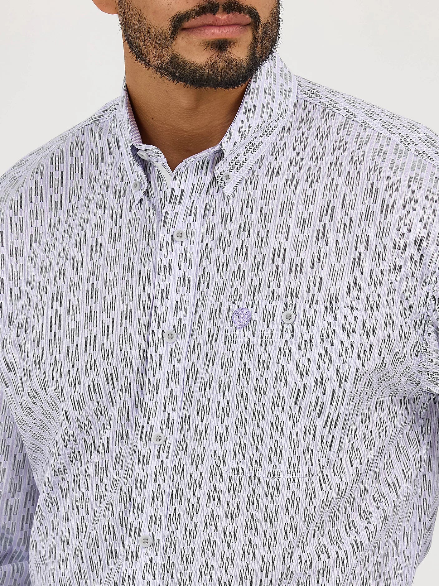 Wrangler Men's George Strait Long-Sleeve Button Down One Pocket Shirt