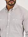 Wrangler Men's George Strait Long Sleeve Button Down Two Pocket Shirt