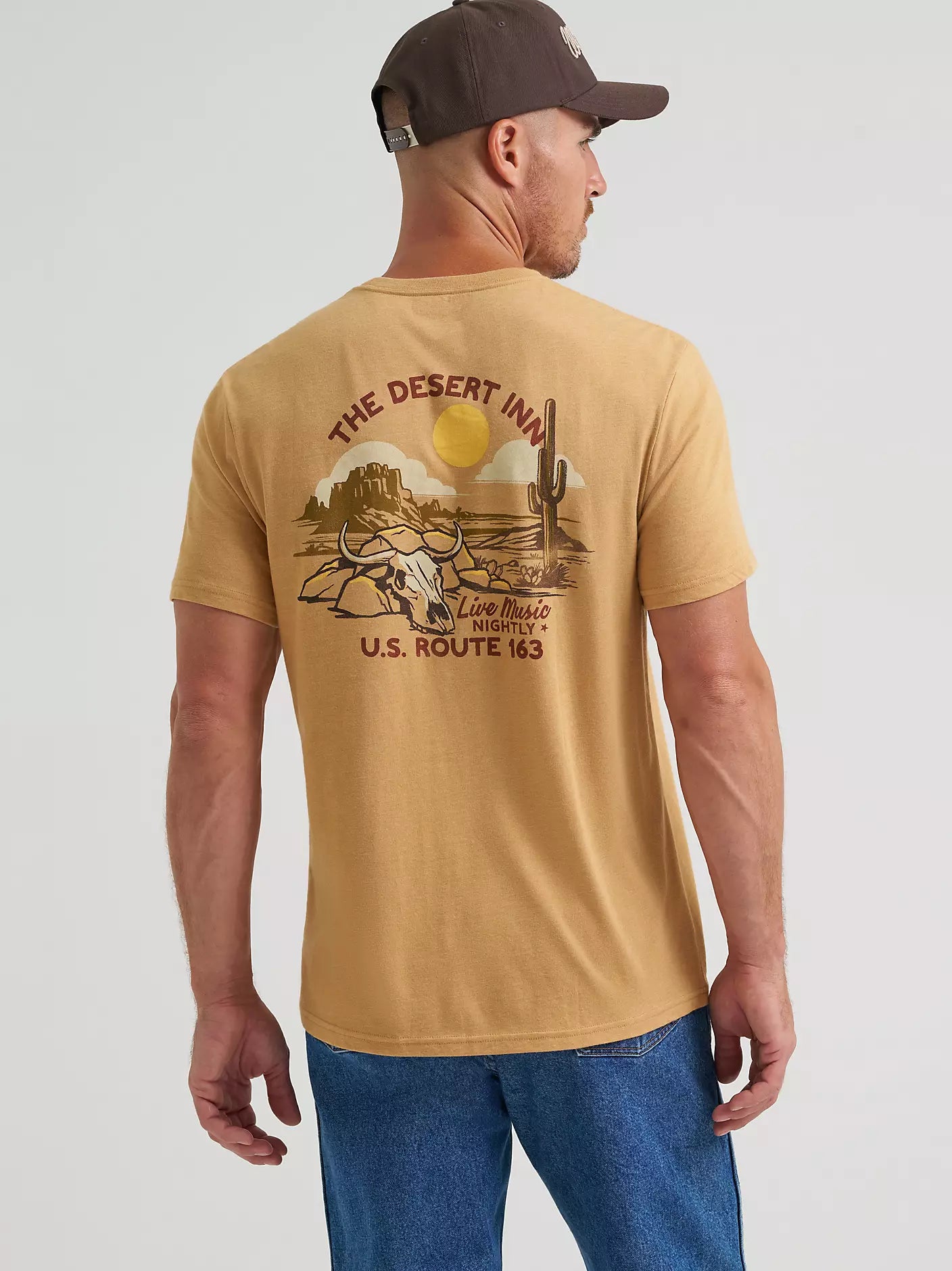Wrangler Men's The Desert Inn Back Graphic T-Shirt