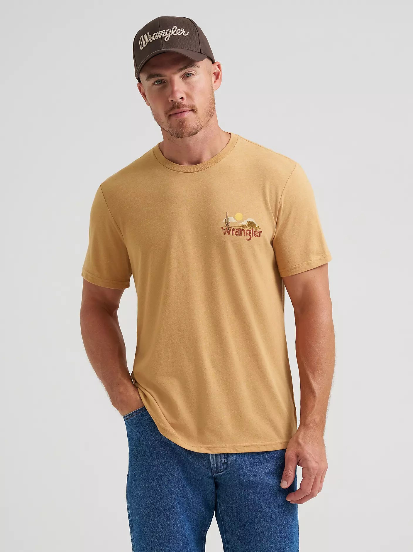Wrangler Men's The Desert Inn Back Graphic T-Shirt