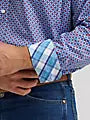 Wrangler Men's George Strait Long-Sleeve Button Down Two Pocket Shirt