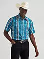 Wrangler Men's Checotah Short-Sleeve Western Snap Shirt