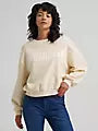 Wrangler Women's Logo Canyon Crew Pullover