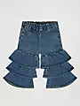 Wrangler Little Girls Tiered Flare Jeans