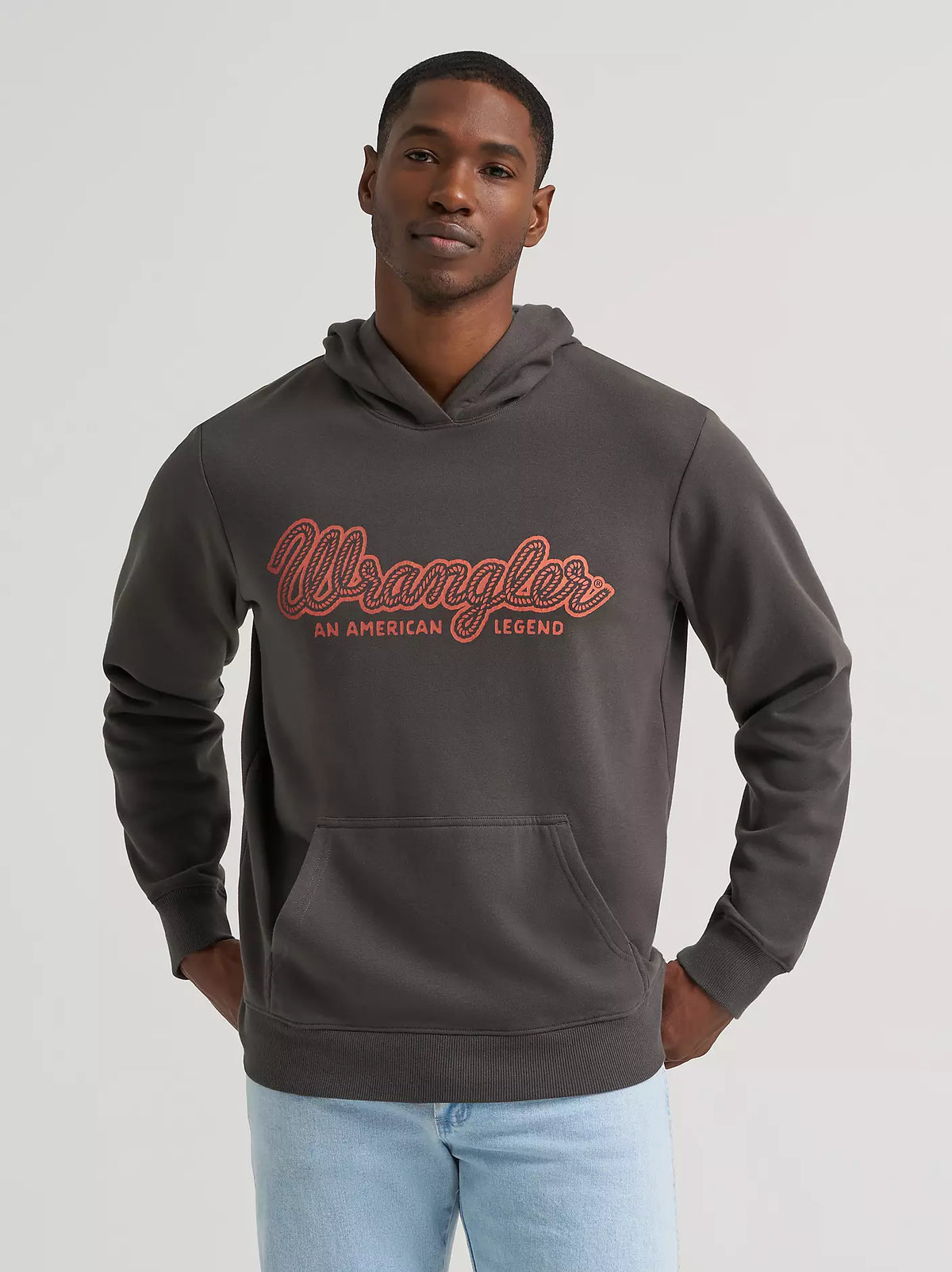 Wrangler Men's Legacy Script Graphic Pullover Hoodie