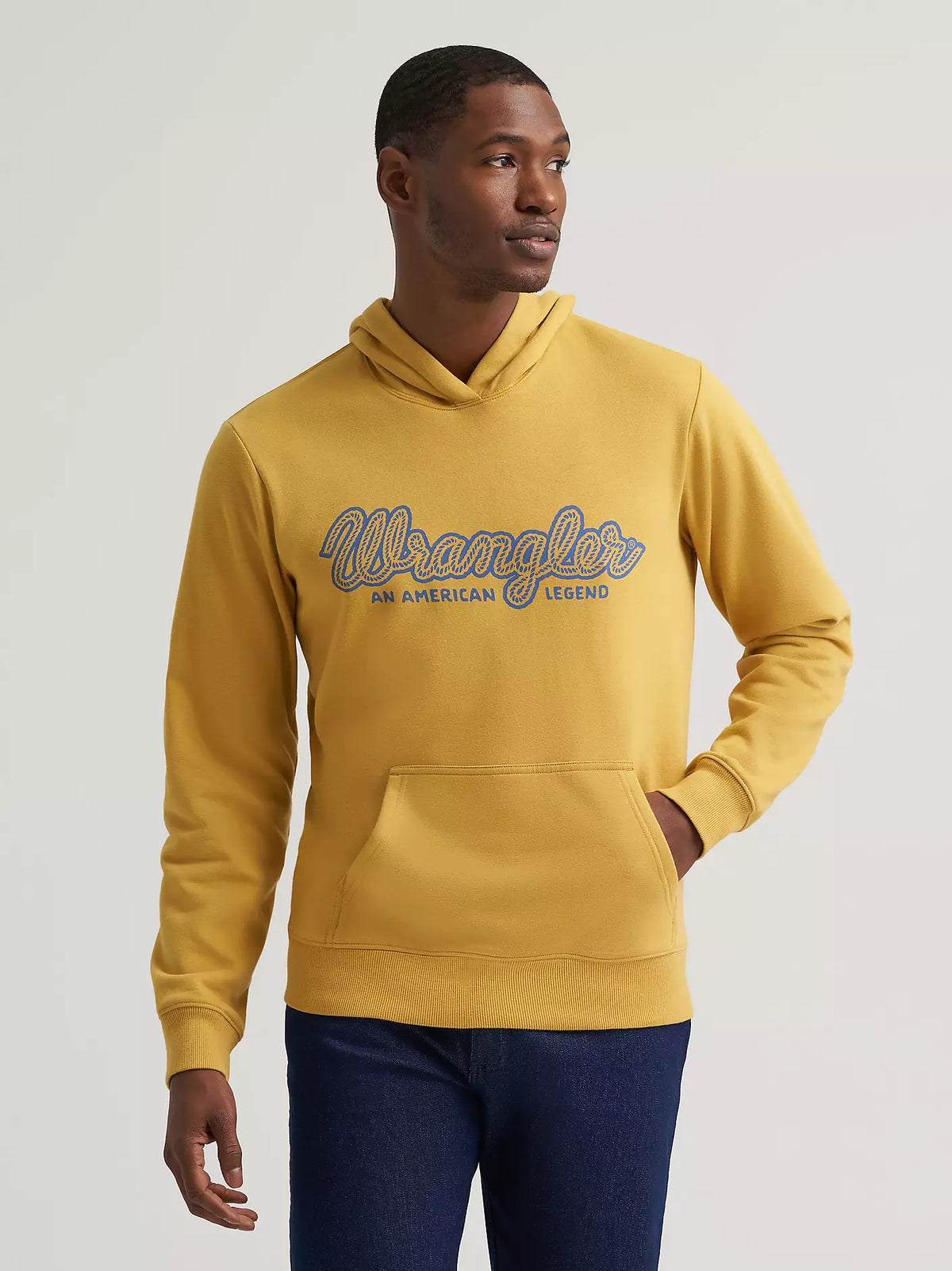 Wrangler Men's Legacy Script Graphic Pullover Hoodie