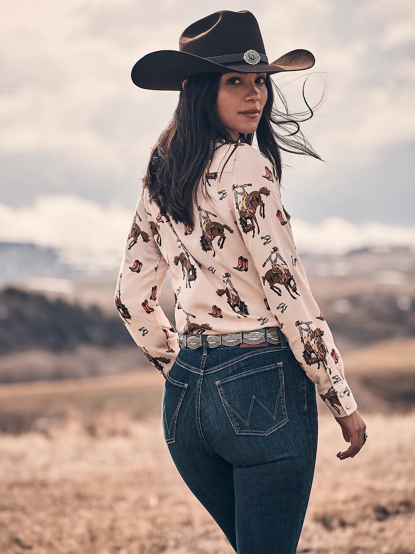 Wrangler Women's Bespoke High Rise Trouser Jean