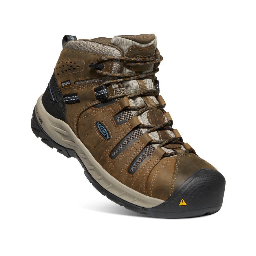 Keen Men's Flint II Mid Waterproof Steel Toe Work Boot