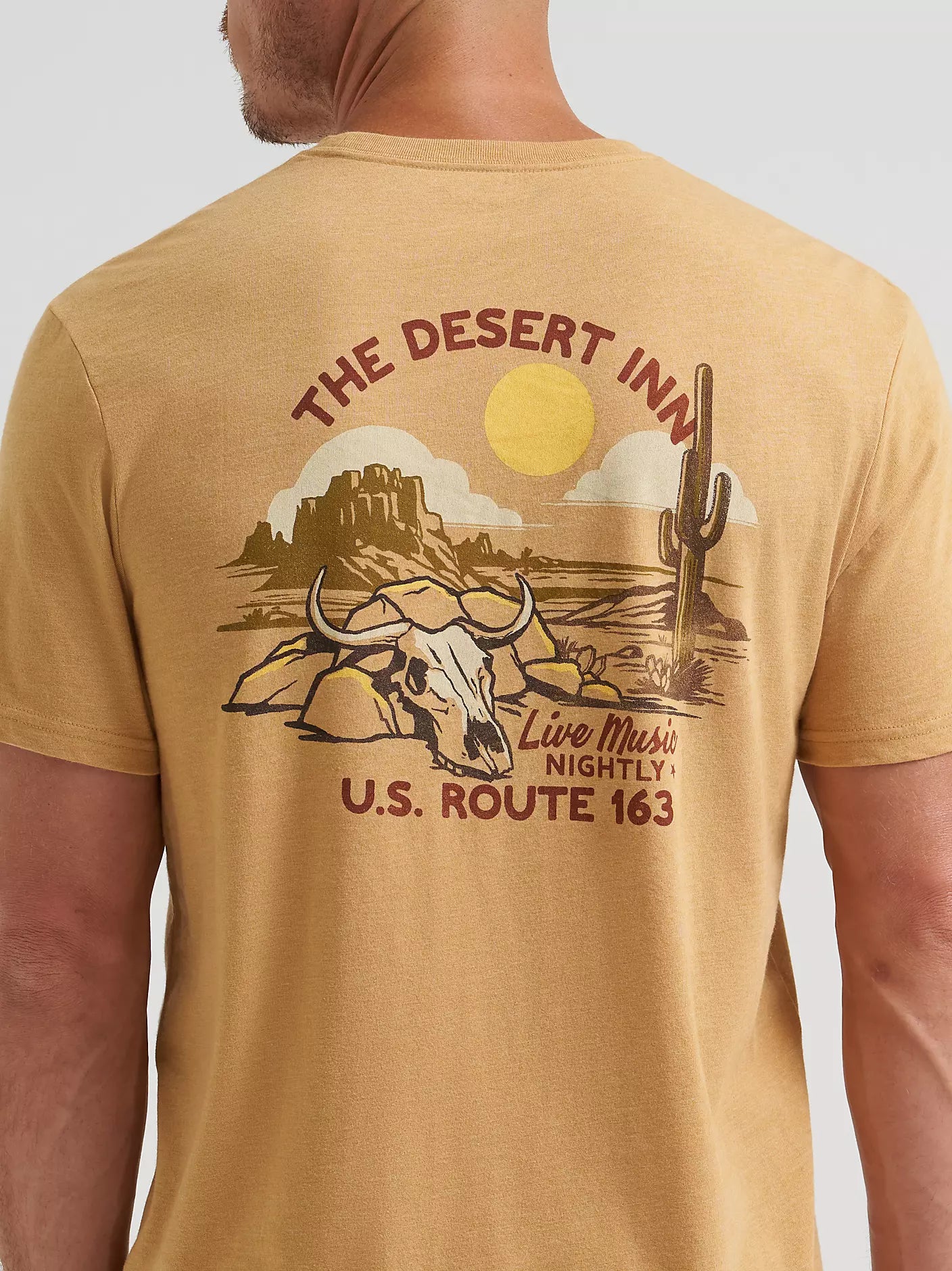 Wrangler Men's The Desert Inn Back Graphic T-Shirt
