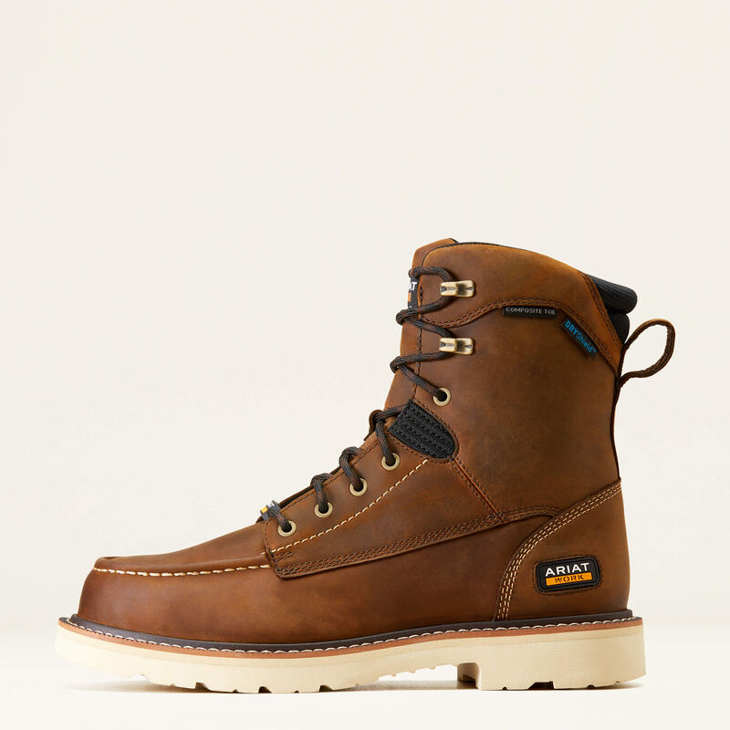 Ariat Men's Rebar Lift 8-Inch Waterproof Composite Toe Work Boot