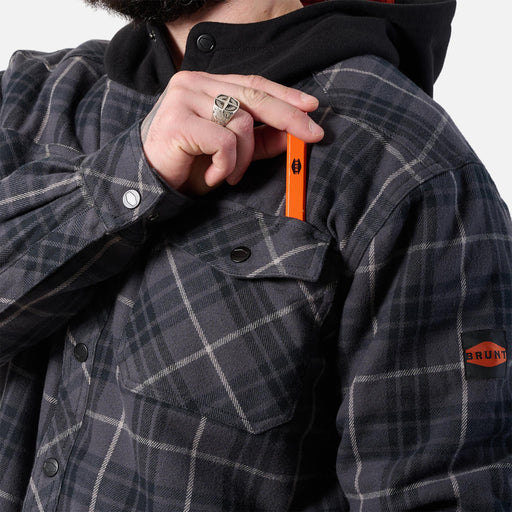 Brunt Men's Clark Heavyweight Flannel Jacket
