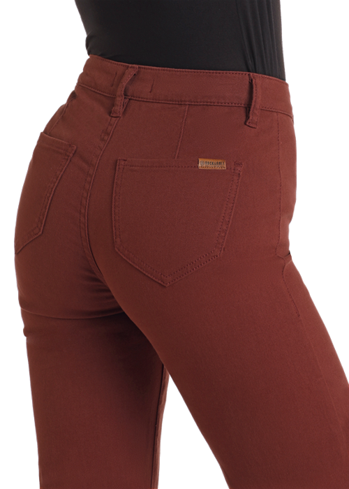 Rock and Roll Denim Women's High Rise Wide Leg Flare Jeans