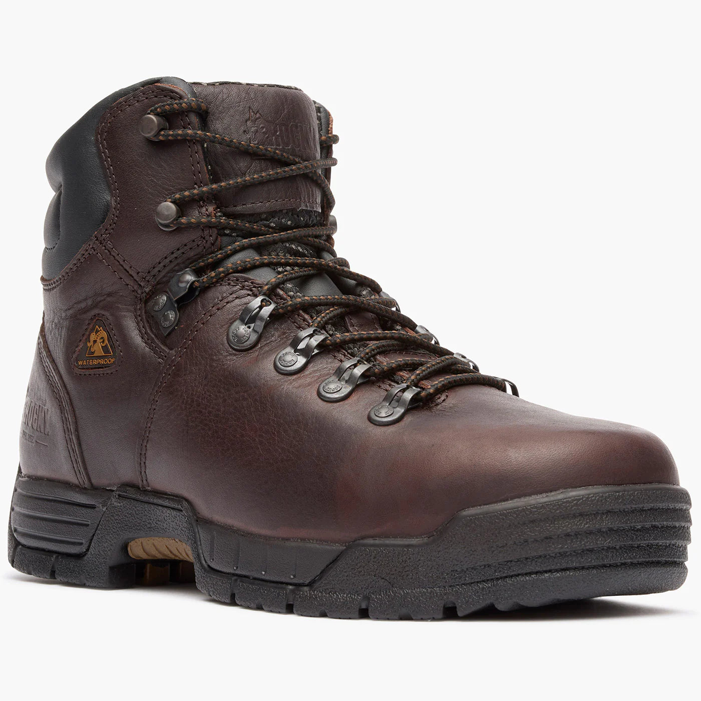 Rocky Mobilite Steel Toe Boots Dark Brown Mens SIze 10 WIDE Work Lace Up Rocky Men main image 4