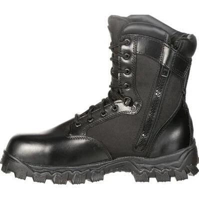 Rocky Men's AlphaForce Zipper Composite Toe Public Service Boot