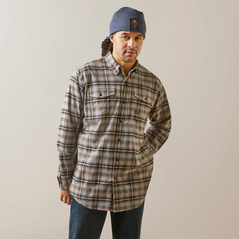 Ariat Men's Rebar Flannel DuraStretch Work Shirt