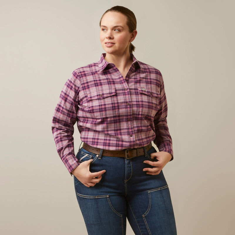 Ariat Women's Rebar Flannel DuraStretch Work Shirt