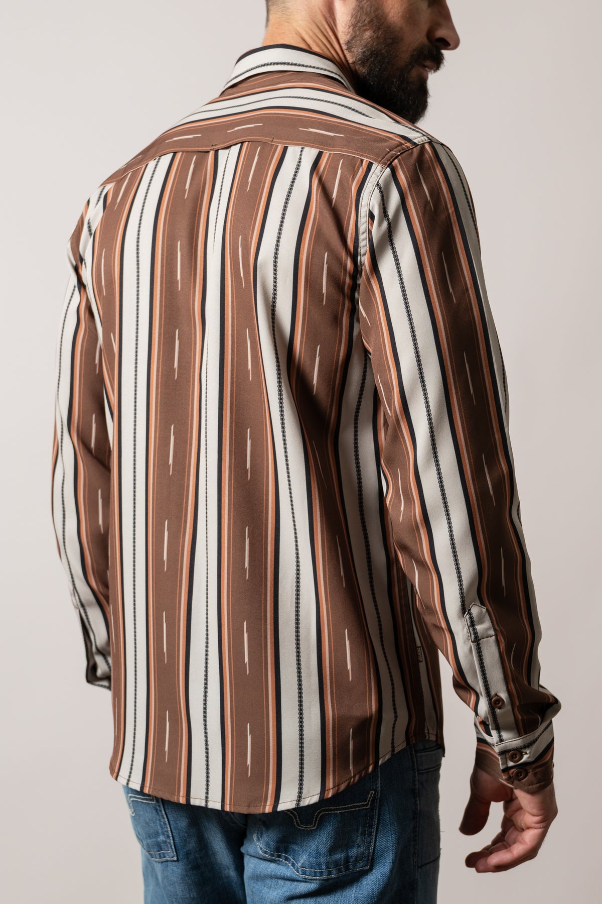 Kimes Ranch X Zach Top Men's Hickory Long Sleeve Shirt