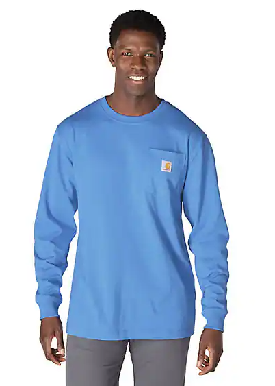 Carhartt Men's Loose Fit Heavyweight Long-Sleeve Pocket T-Shirt