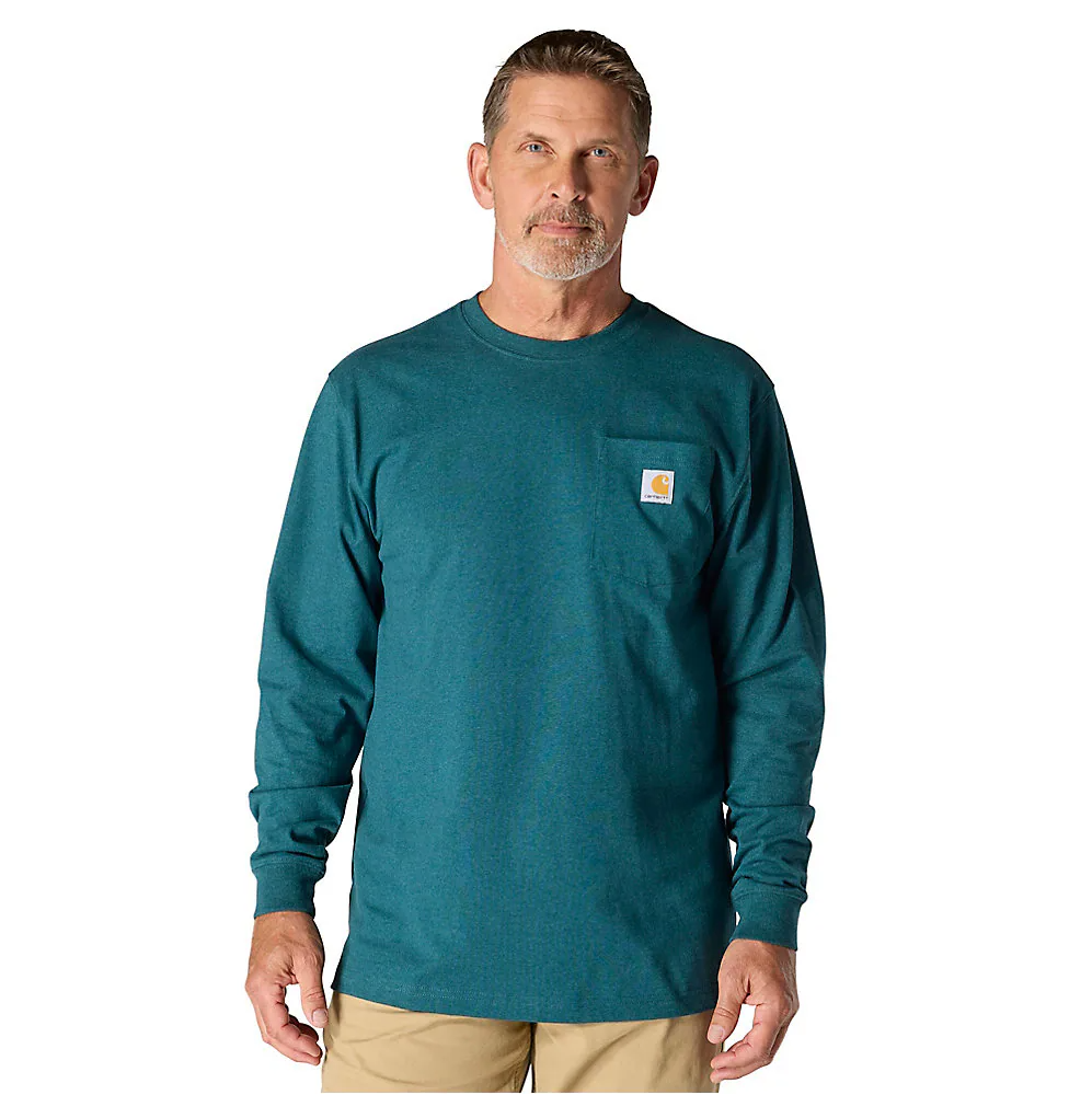 Carhartt Men's Loose Fit Heavyweight Long-Sleeve Pocket T-Shirt