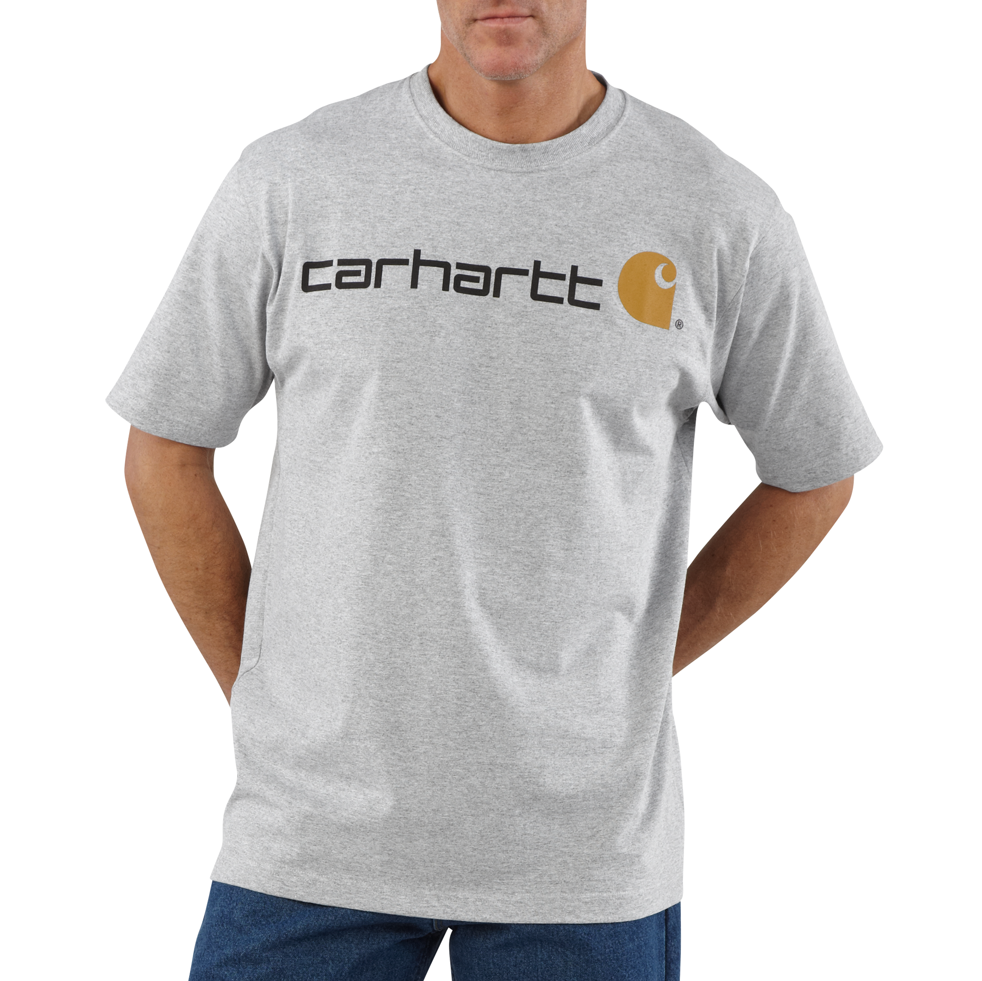 Carhartt Men's Loose Fit Heavyweight Logo Graphic T-Shirt