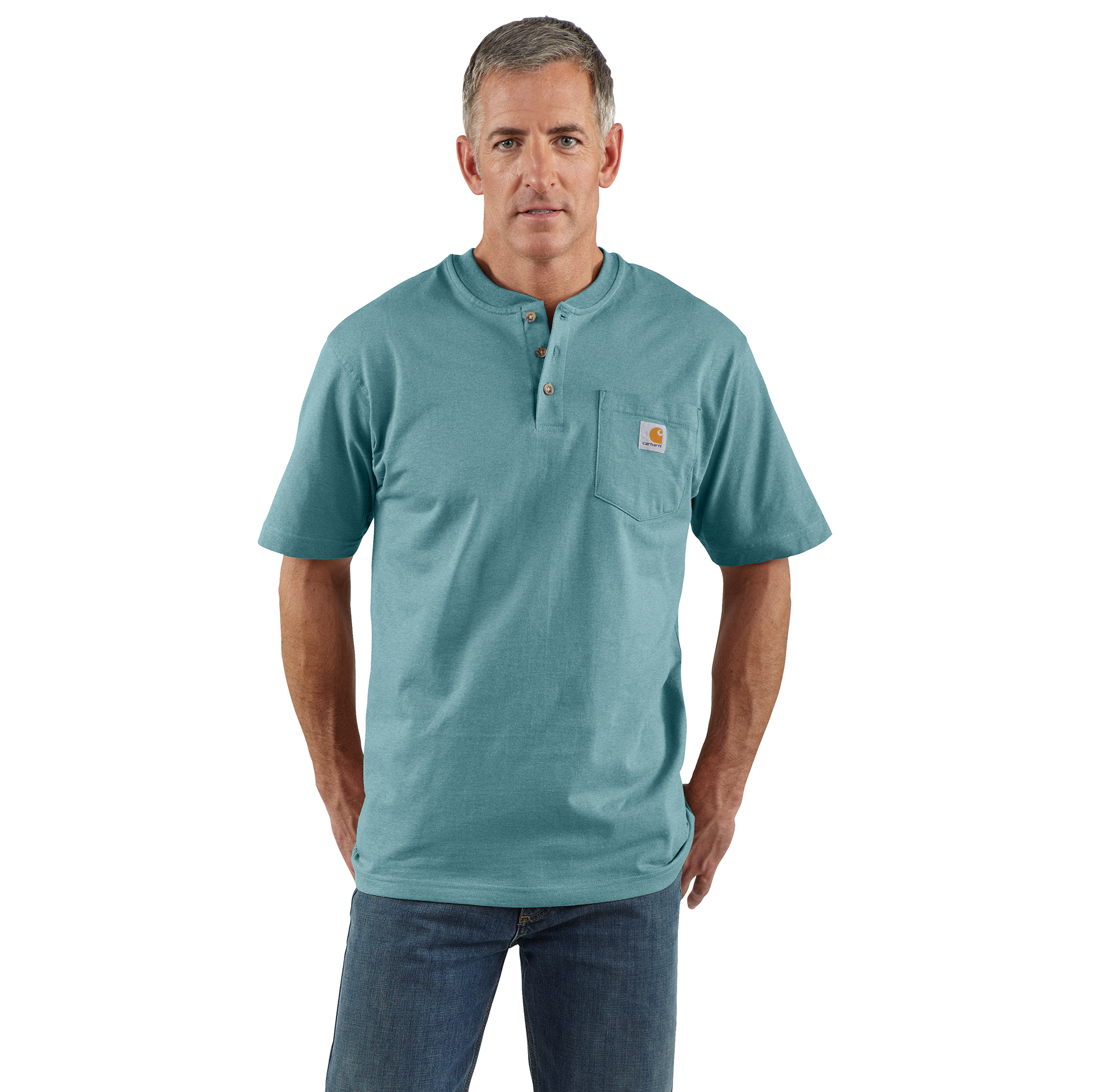 Carhartt Men's Loose Fit Heavyweight Short-Sleeve Pocket