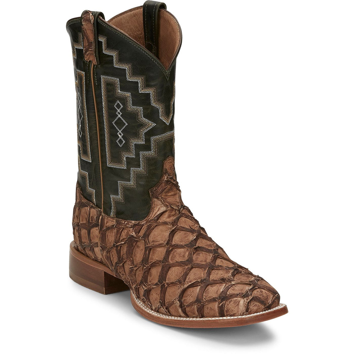 Tony Lama Leviathan 11-inch Pirarucu Exotic Western Boot