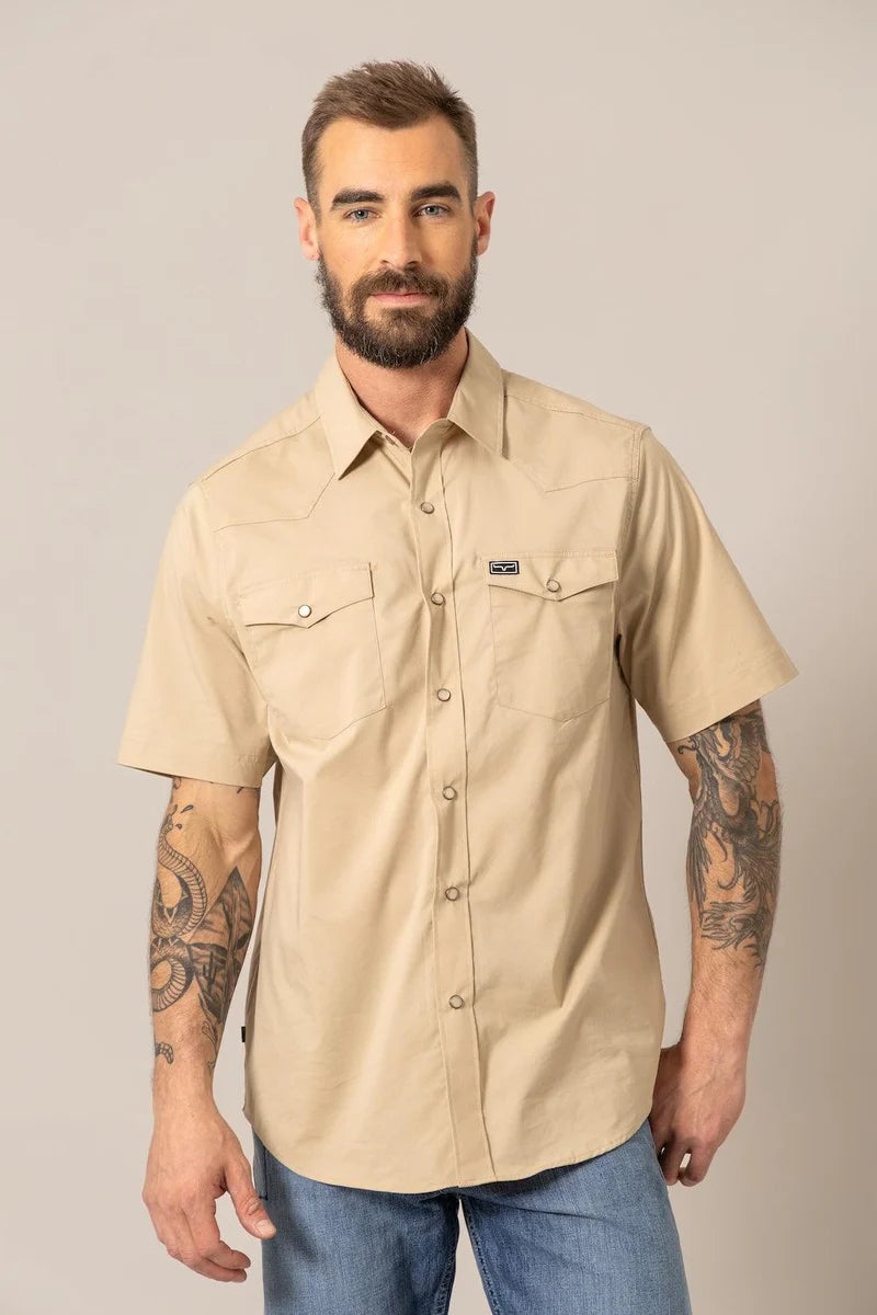 Kimes Ranch Men's Rio Short-Sleeve Dress Shirt