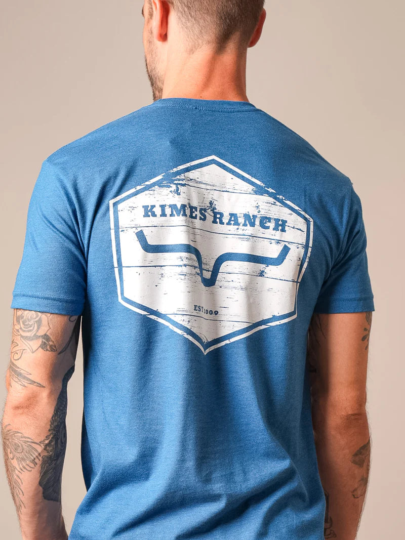 Kimes Ranch Men's Wooden Hex T-Shirt