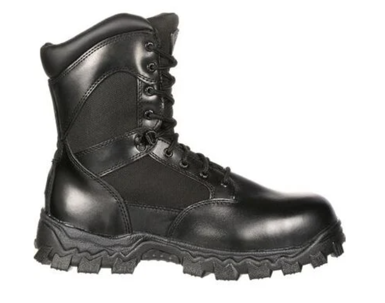 Rocky Men's Alpha Force Zipper Waterproof Public Service Boot